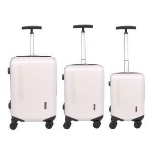 China PC Hardside White Travel Luggage Sets factory