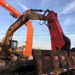 Metal Concrete Excavator Cutter Tools, Scrap Shear On Hitachi Excavator