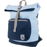 Softback Heavy Duty Backpacks Light Blue Eco Friend Cotton With Front Pocket