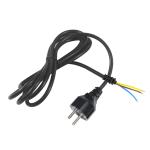 EU Plug to Tinned Stripped Wire Power Cord 2-Pin Euro Cable