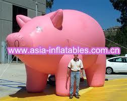 China Inflatable helium pig balloon factory
