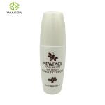 White Plastic Lotion Bottles , Plastic Tube Packaging Glossy Surface