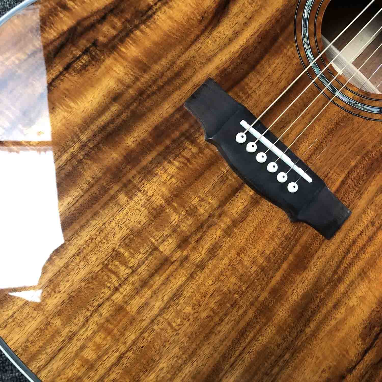 Custom Guilds 43 Inches Jumbo KOA Wood F50 Vintage Acoustic Guitar Gloss Finished Guild Electric Guitar