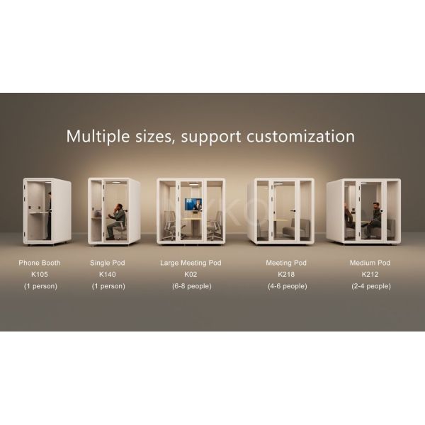 Professional Sound Isolation Booth for Work and Leisure Spaces