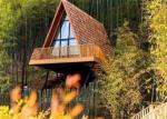 Prefab House Kits , Modern Light Steel Frame Bungalow，Holiday resort triangle