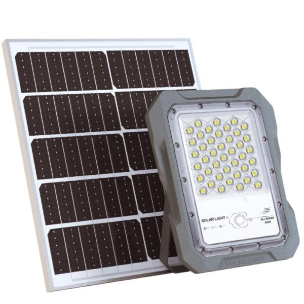 China 60w 100w 200w 300w 500w 800w 1200w 1500w High power Solar floodlight with Remote controller Light sensor Motion sensor factory
