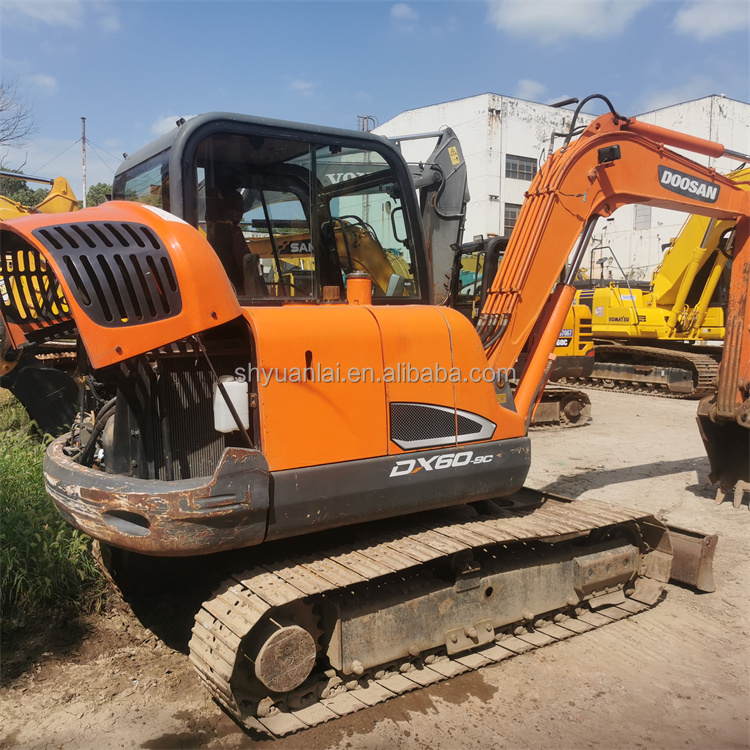 DOOSAN DH60 Excavator Energy Saving For Crushing Second Hand Excavator