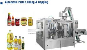 China 14000BPH Cooking Oil Filling Machine edible oil filling machine stainless steel CE factory