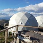 2 Person Family Living Geodesic Dome Tent For Accommodation