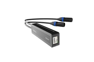 China DO22 Aluminum Dante Output Adapter , Analog In Dante Out 2CH factory