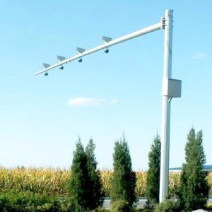 China Q345 Traffic Security Camera Mast 8m Steel Street Lighting Poles factory