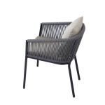 29.92" Armrest Height Residential Rope Leisure Chairs Outdoor