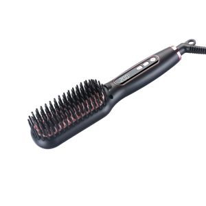 Mini LCD Display Electric Hair Comb with 42W Power and 10 Temperature Levels for