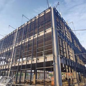 China Prefabricated Corrugated Steel Warehouse , Industrial Steel Prefab Buildings factory