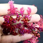 Chinese Year Occasion 15mm Holographic Gold Honey Bee Glitter for Tumbler Unique
