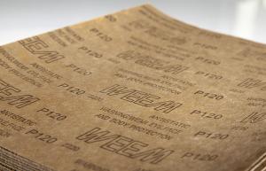 China Automobile Leather P240 Grit Sandpaper Sheets , Aluminum Oxide Grain factory