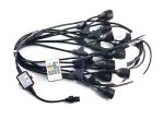 Hot sale black Small LED Light 0.5m-10m Light Chain Loft Lights cable/cord