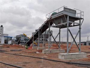 China Computerized Measuring Soil Cement Mixing Plant 140KW 500t/H High Efficiency factory
