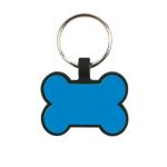 Rose Orange Blank Dog ID Tags Silicone Name Tags For Dogs Personalized