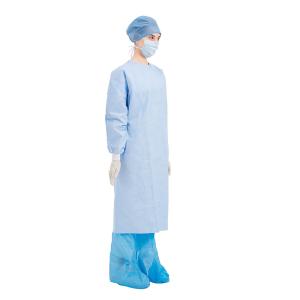 China Sterile Disposable Surgical Gown AAMI Level 4 Full Back Type factory