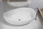 Commercial Freestanding Soaking Bathtub Non Porous Seamless Joint