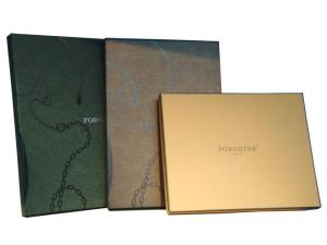 China Porostar Men’s Scarf Paper Boxes, Customized Coloured Keepsake Gift Box With Logo factory