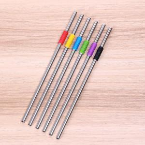 China Stainless Steel Metal Drinking Cocktail Straws Reusable Straw factory