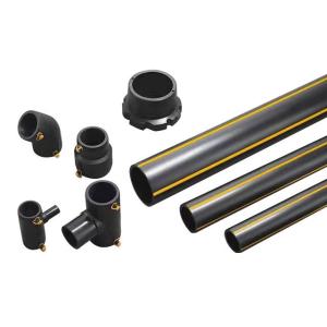 China 3mm Underground Natural Gas Pipe , 1.0Mpa 1.6Mpa Large Diameter Polyethylene Pipe factory