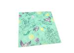 Green / Yellow Microfiber Lens Cleaning Cloth For Eyewear / Eyeglasses