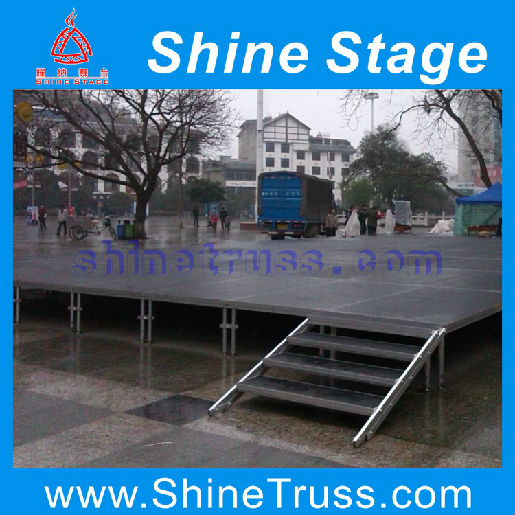Hot sale aluminum simple concert stage/wedding stage