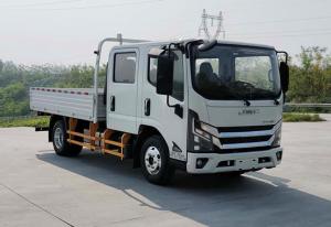China Double Row Diesel Cargo Truck Front Rear Drive 4×2 5 Persons Manual Transmission factory