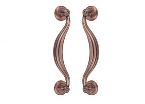 China zinc alloy Big door pull handles glass pull esay for installation factory