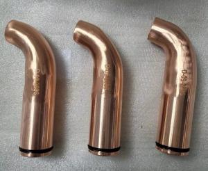 China CUCRZR Material Electrodes Welding Gun Arm / Bent Shank For Spot Welding factory