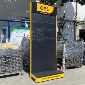 China Factory Custom Size Color logo gondola shelving supermarket shelves metal exhibit display rack shelf factory