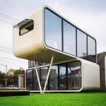 Steel Sandwich Panel Hotel 20ft/40ft Outdoor Modern Apple Cabin Mobile Container