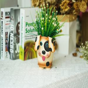China Funny Metal Animals Planter Pot Desktop Ornaments Home Decor Garden Pot factory