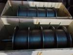 Quadruple Carbon Steel Grooved Winch Drum With Shaft
