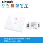 SIXWGH Tuya Wifi Connected Light Switch Home Automation Touch Wall Switch