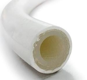China 50m/Roll Double Polyester Fiber Braid Reinforced Silicone Hose 3/16 Id Silicone Tubing factory