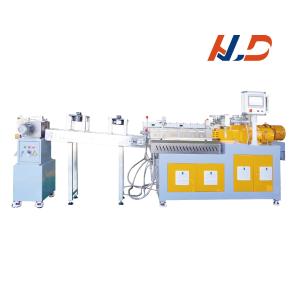China Air Cooled Conveyor Belt Twin Screw Extrusion Machine for Research laboratory factory