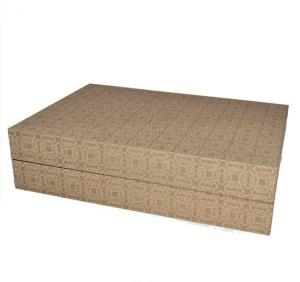 China Emboss Effect Wooden Case Boxes with PMS Printing Logo for Luxury factory