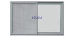 Good Sealing Double Glazed Sliding Windows , Convenient Aluminium Fabrication