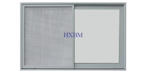 China Good waterproof Aluminum Frame Sliding Windows with double glazing and safety screen factory