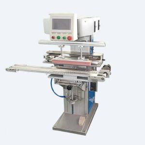 China 2.5W Transversal Ink Cup Pad Printing Machine For Wooden Straight Triangle Ruler factory