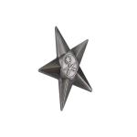 Aluminum Alloy 5cm-8cm Custom Metal Badge Police Station Five Pointed Star