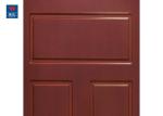Fire Rated Solid PVC Wood Door Design Timber Hotel Interior Flush Door Fireproof