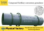 20 TPH Compound Organic Fertilizer Rotary Drum Granulator With Round Ball Shape