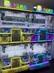 New Net Red Coin Commercial Doll Grabbing Machine Fully Transparent 220V