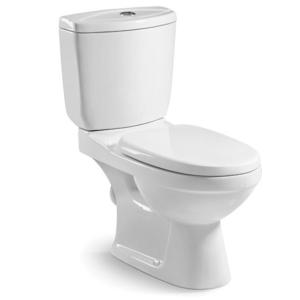 China White Ceramic Washdown Wc Toilet Bowl Two Piece for Bathroom factory