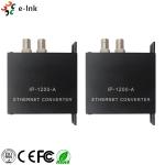 1CH Fiber Optic Accessories Ethernet Over Coaxial Converter With PoE+